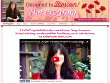 Tablet Screenshot of designedtoblossom.com